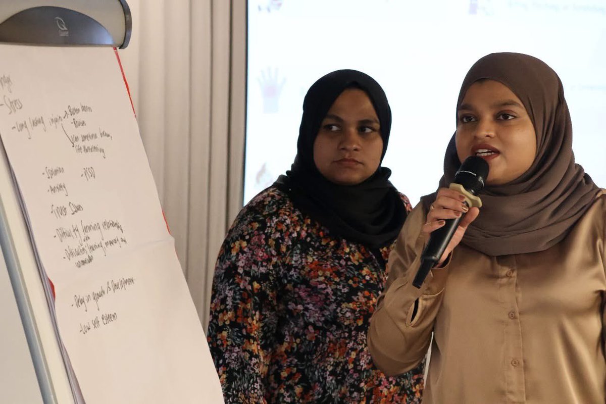 UNICEFMaldives's tweet photo. #ForEveryChild, access to justice that protects, empowers &amp; restores. 

 📸 Closing of ‘Understanding the Child in the Courtroom’ Refresher &amp; ToT for judges &amp; judicial staff, aiming to build a child-sensitive, rights-based &amp; empathetic juvenile justice system in 🇲🇻

@djamaldives https://t.co/tHE8ekLkSv
