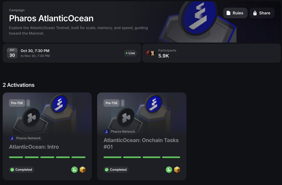 DeVinshh's tweet image. New  @pharos_network Tasks On @layer3  

Join Now
app.layer3.xyz/campaigns/phar…

$PHRS #PHAROS #Layer3