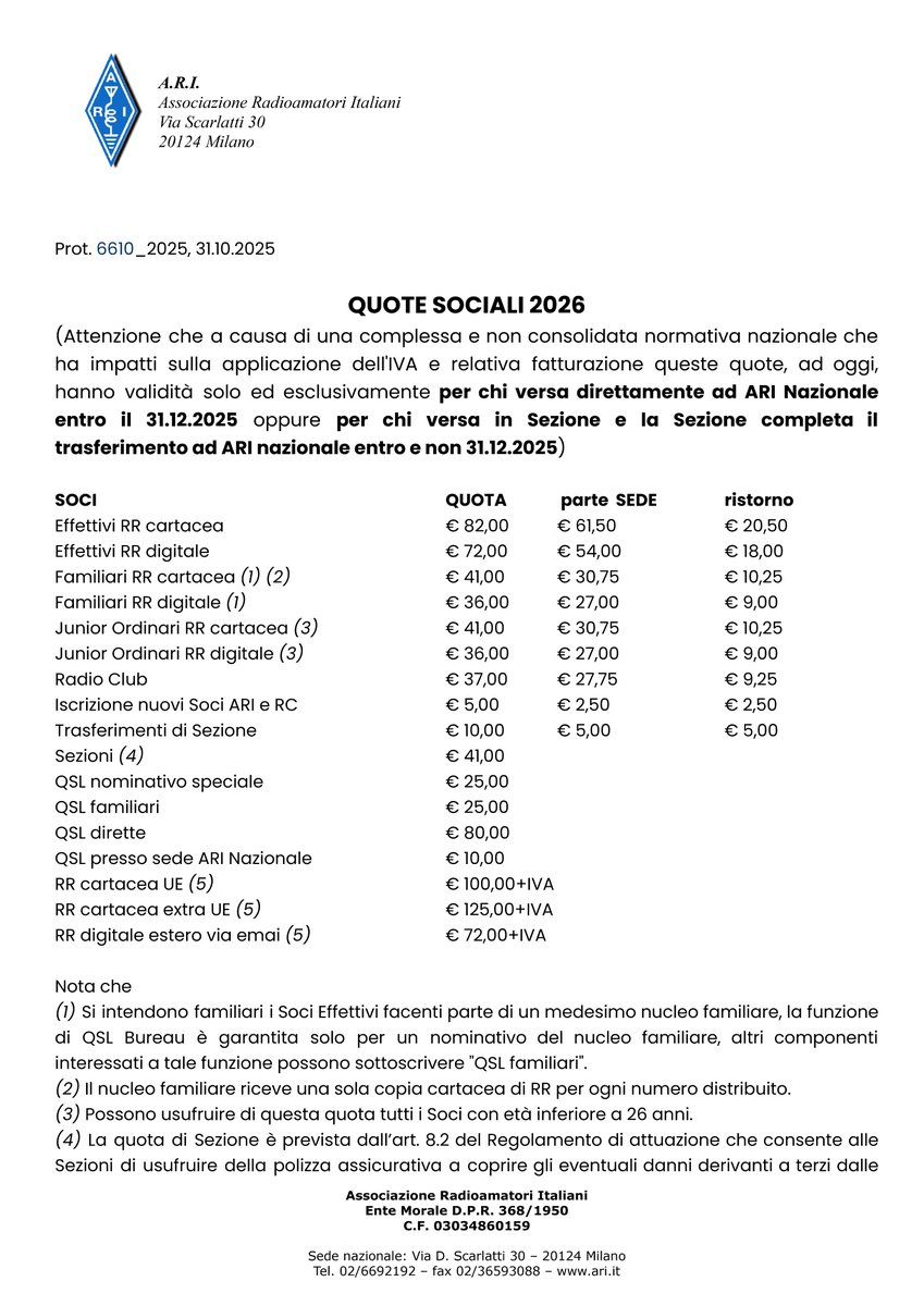 ARI_hq's tweet image. 📄A questo link è possibile scaricare il PDF completo:
👉 ari.it/images/stories…

#ari #Radioamatori #hamradio #hamr