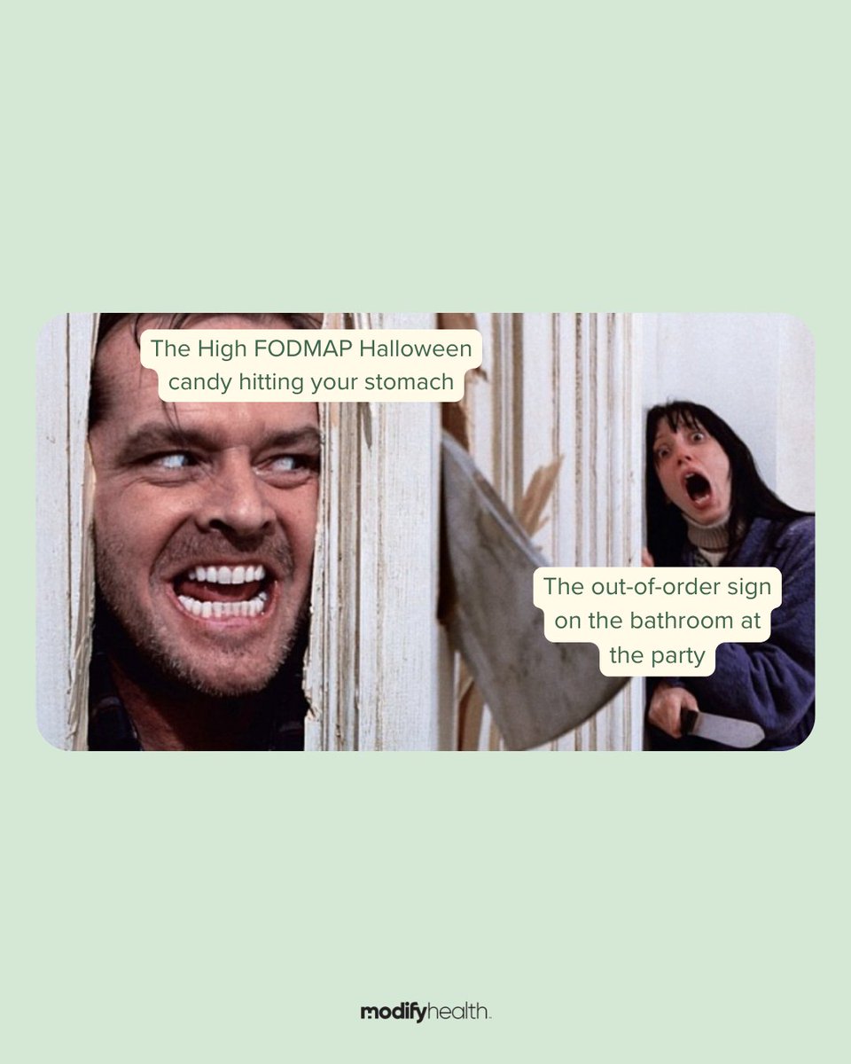 iModifyHealth's tweet image. There’s nothing scarier than an out-of-order sign…except maybe High FODMAPs 👻 Happy Halloween! 

#modifyhealth #mealdelivery #fiber #ibs #ibsproblems #healthyeating #feelbetter #guthealth #celiac #glutenfree #lowfodmap #lowfodmapdiet #mediterranean #mediterraneandiet