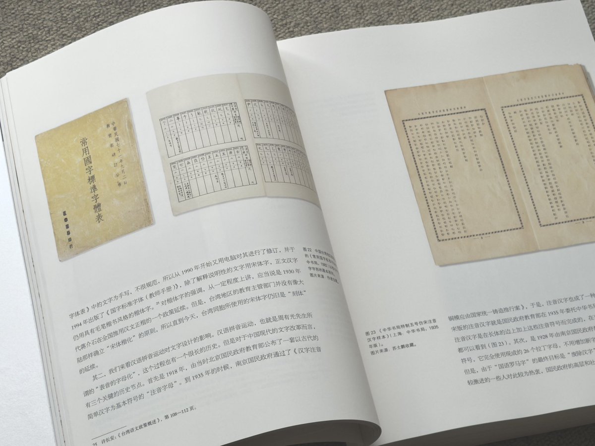 そういえば、『中国現代文字設計図史』という、近現代中国の書体の歴史について大ボリュームでまとめた本を手に入れました！
舐め回すように読み漁っています