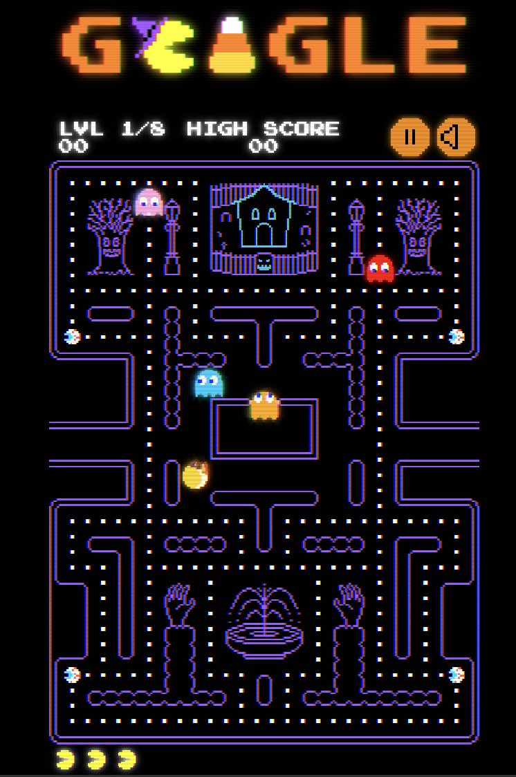 Google has Pac-Man on it's front page. I miss the 1980's.