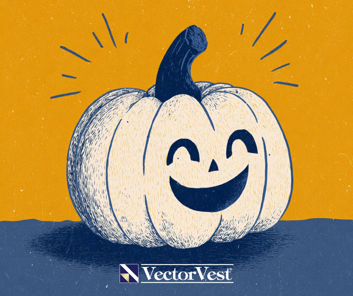 Happy Halloween from the VectorVest team! 🎃 May your portfolio be filled with more treats than tricks this season. 🍬📈

#HappyHalloween #Investing #VectorVest