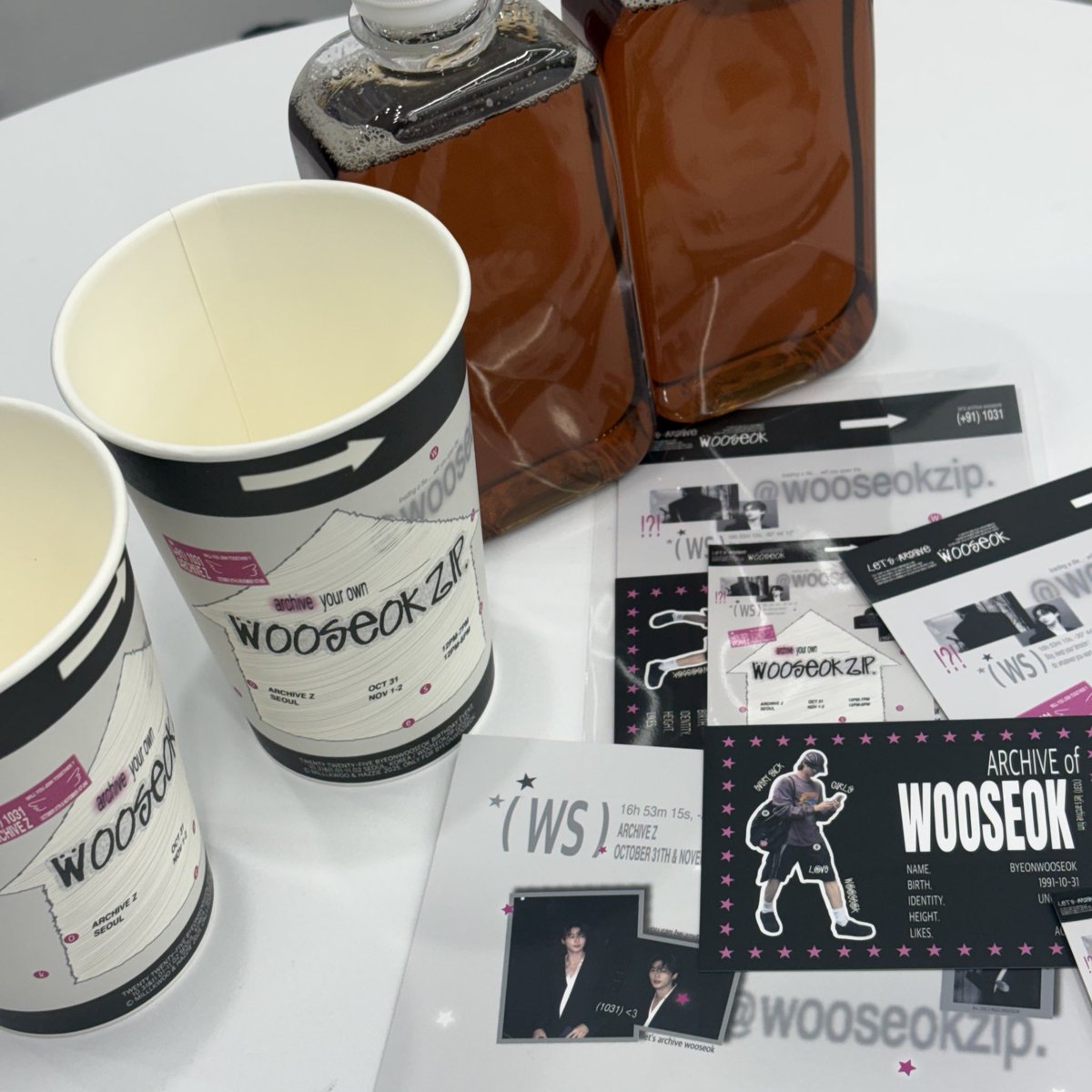 퇴근길에 호다닥 하찌띠 생카 다녀왔슨☺️
생카 너무 느낌좋으실게여~~

 #archiveyourown_wooseok