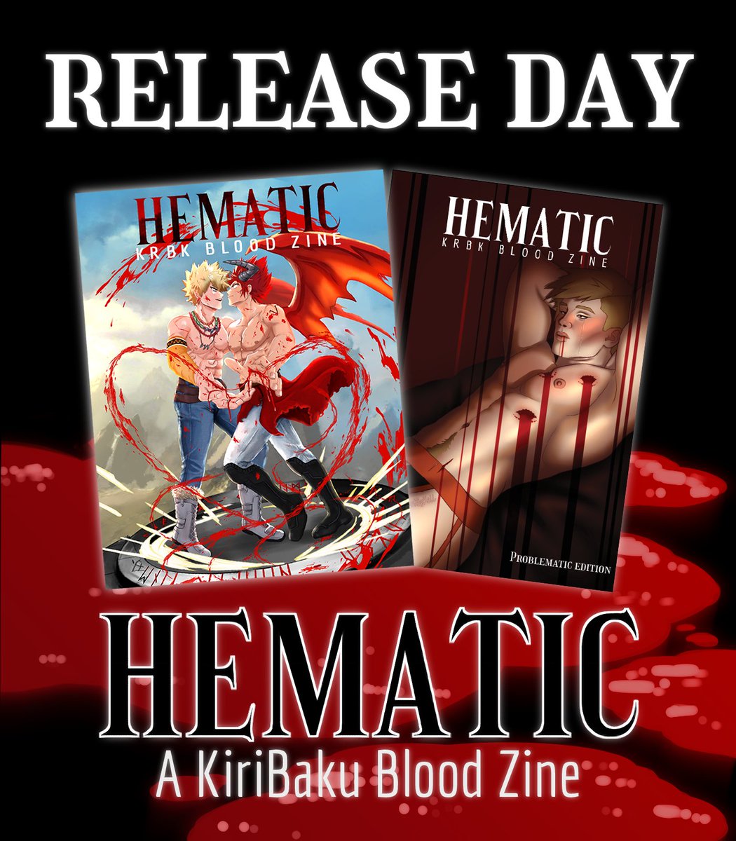Hematic: A Bloody KiriBaku Zine tweet media