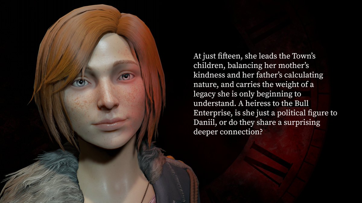 Victoria Olgimskaya, called Capella by the town's children because she knew the constellations.

Will her character change somehow in the new game? Will she be more helpful towards Daniil?