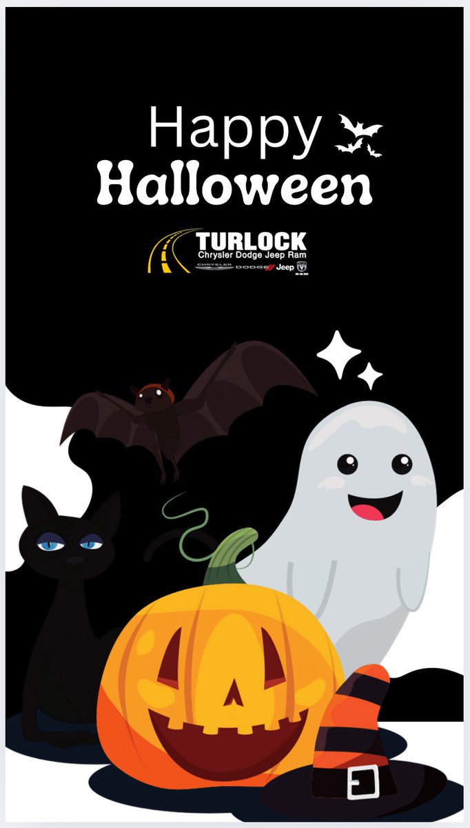 B👀 from Turlock Chrysler Dodge Jeep Ram! Wishing you a spook-tacular Halloween! #HappyHalloween🐺🎃 
Our lot is filled with trucks, SUV’s &amp; Jeep rides that are to die for! 💀👻 Come see us and treat yourself to a killer deal! #TurlockCDJR #Halloween #SpookyDeals