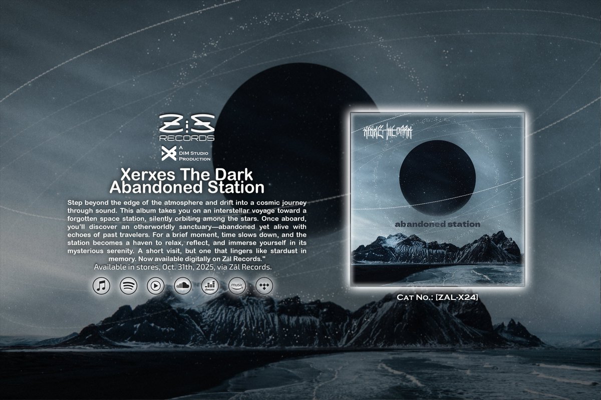 Xerxesdark's tweet photo. My new release Abandoned Station is OUT NOW on all major platforms. Powered by @dittomusic. https://t.co/ojO5OrwvIx https://t.co/WrZb8MhGjy