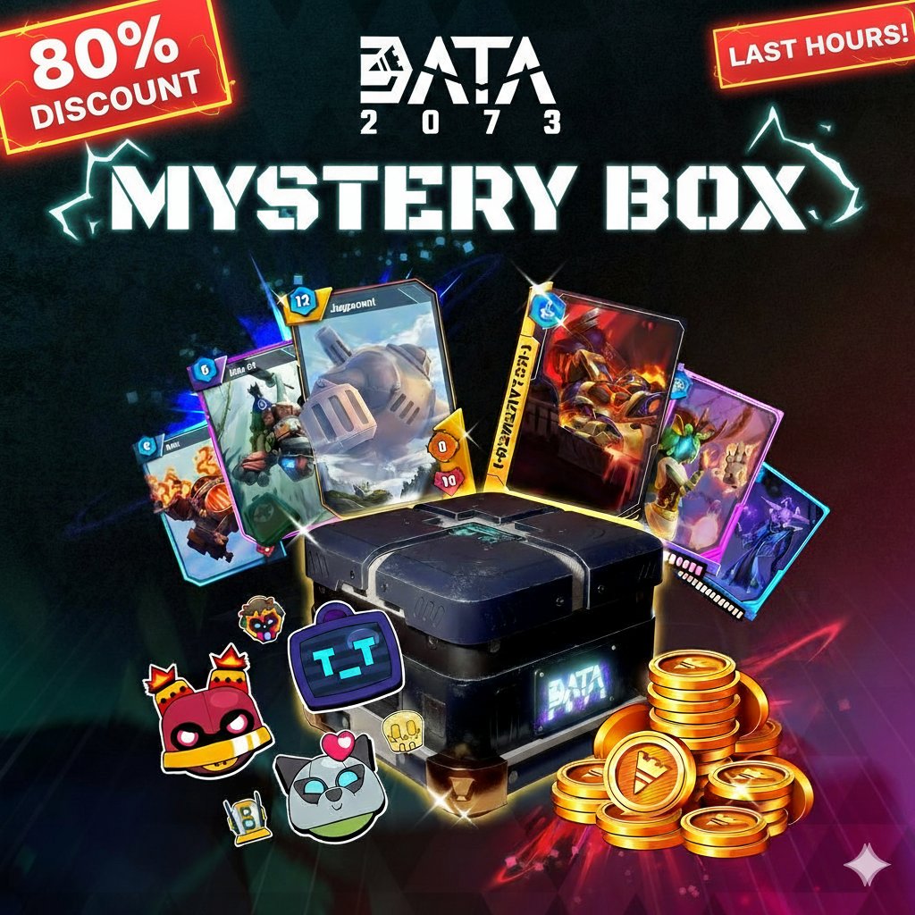 DATA2073's tweet photo. ๐ทย LAST HOURS for the MYSTERY BOX with 80% DISCOUNT! ๐ท
Don't miss your chance to grab incredible NFTs, exclusive cards, and awesome in-game items from DATA2073! This massive discount won't last forever.
๐ทย Get yours now before it's too late! https://t.co/Y5U7qw9XQR
#DATA2073 #MysteryBox #NFTGame #PlayToEarn #LastChance #Gaming #Web3
@MoonbeamNetwork @SkaleNetwork @N3musFdn @0xsequence