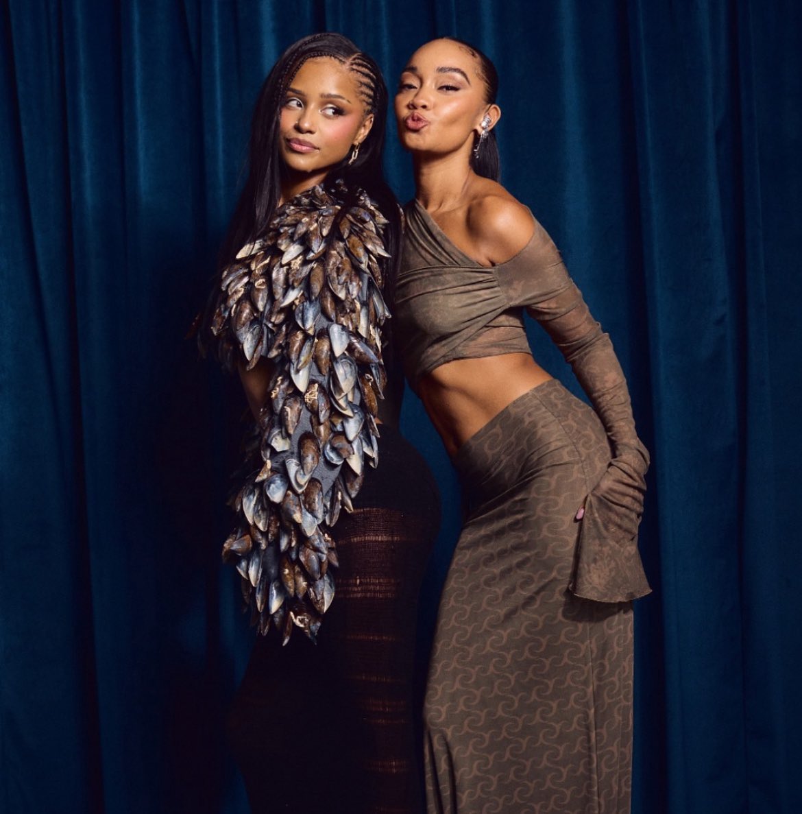 Leigh-Anne and Tyla together at the Glamour’s Woman Of The Year.