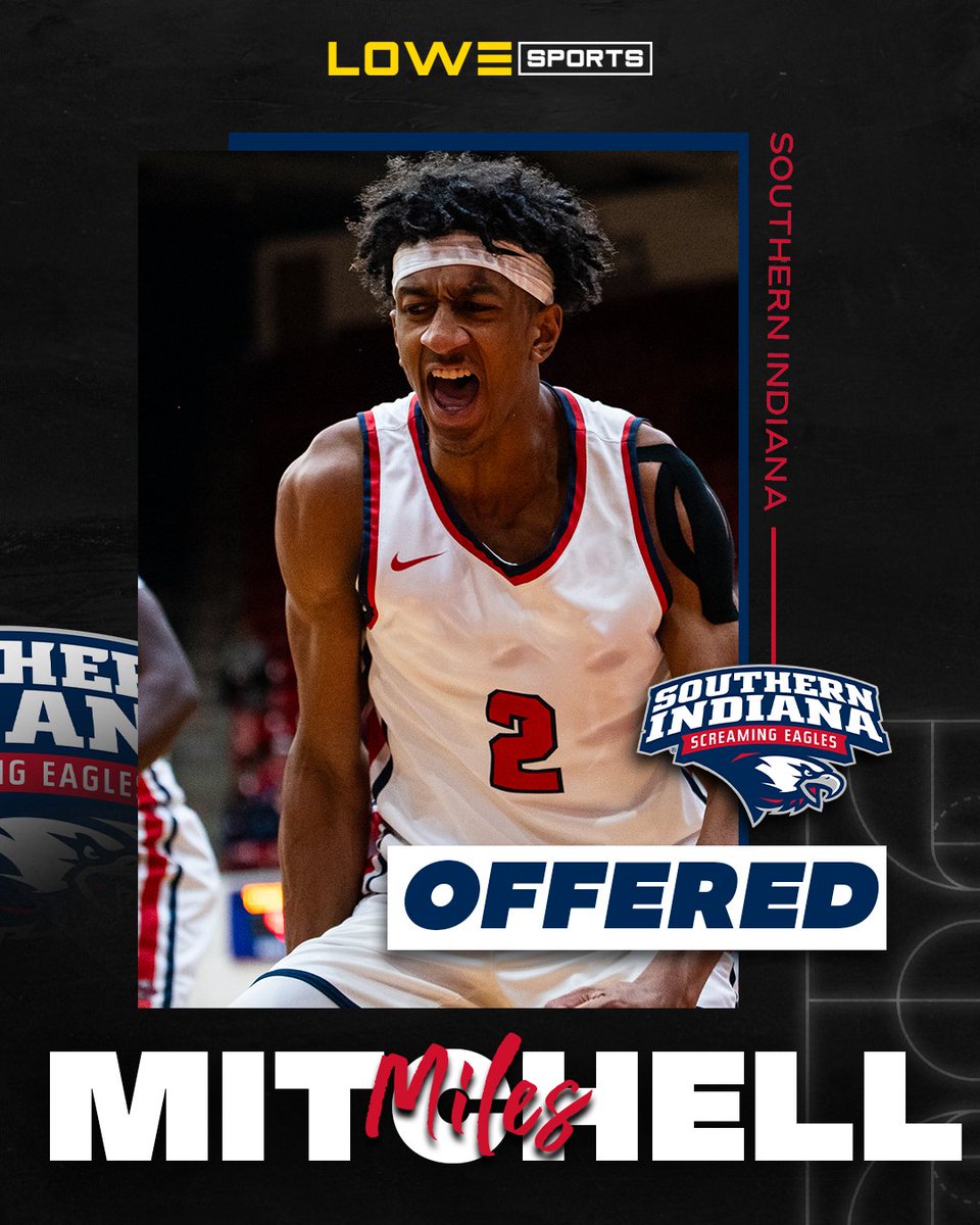 We would like to congratulate our guy <a href="/milesmitchell_1/">Miles Mitchell</a> on his offer from Southern Indiana..We appreciate Coach Gouard for believing in his talents..

Humble &amp; Hungry...#LoweSports