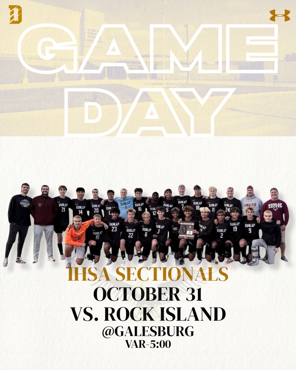 Game Day at the Sectional Finals!  Good Luck Eagles!