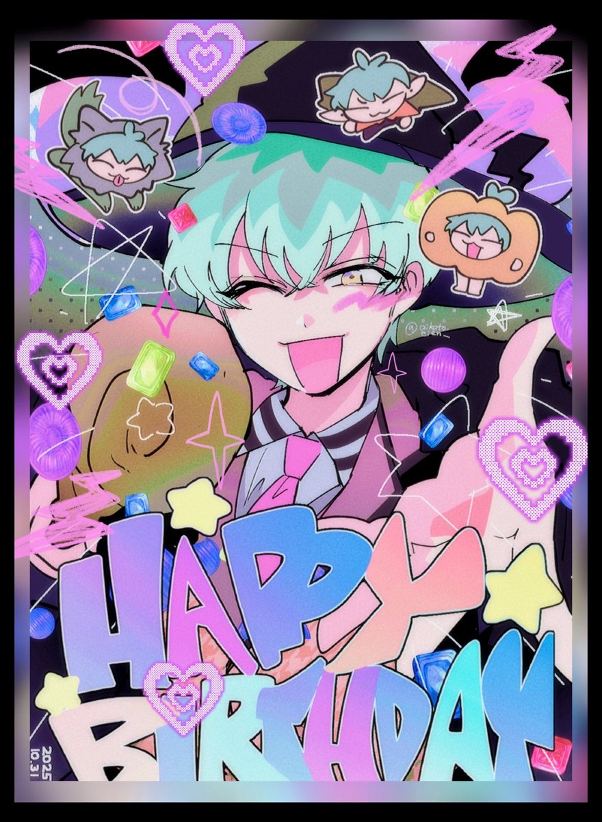 🫧🤍｡*ﾟ*｡🫧🤍*｡，｡，🫧🤍
🎉🍬𝗛𝗮𝗽𝗽𝘆 𝗕𝗶𝗿𝘁𝗵𝗱𝗮𝘆🍭🎊
                        &amp;
🪄︎︎🩸𝑯𝒂𝒑𝒑𝒚 𝑯𝒂𝒍𝒍𝒐𝒘𝒆𝒆𝒏🎃🐺
🫧🤍*｡🫧🤍*｡，｡*ﾟ*，🫧🤍