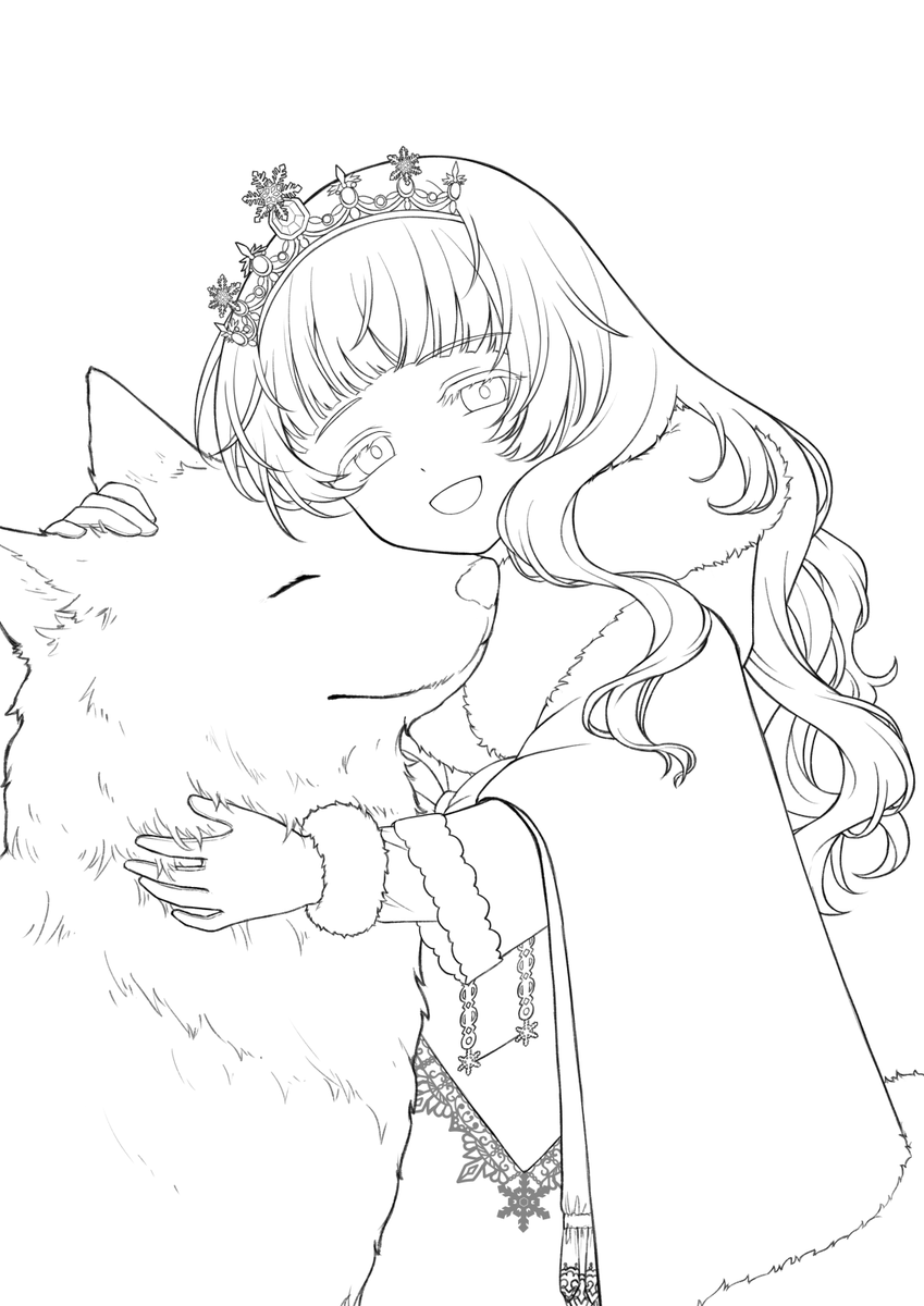 線画終わった！！！！