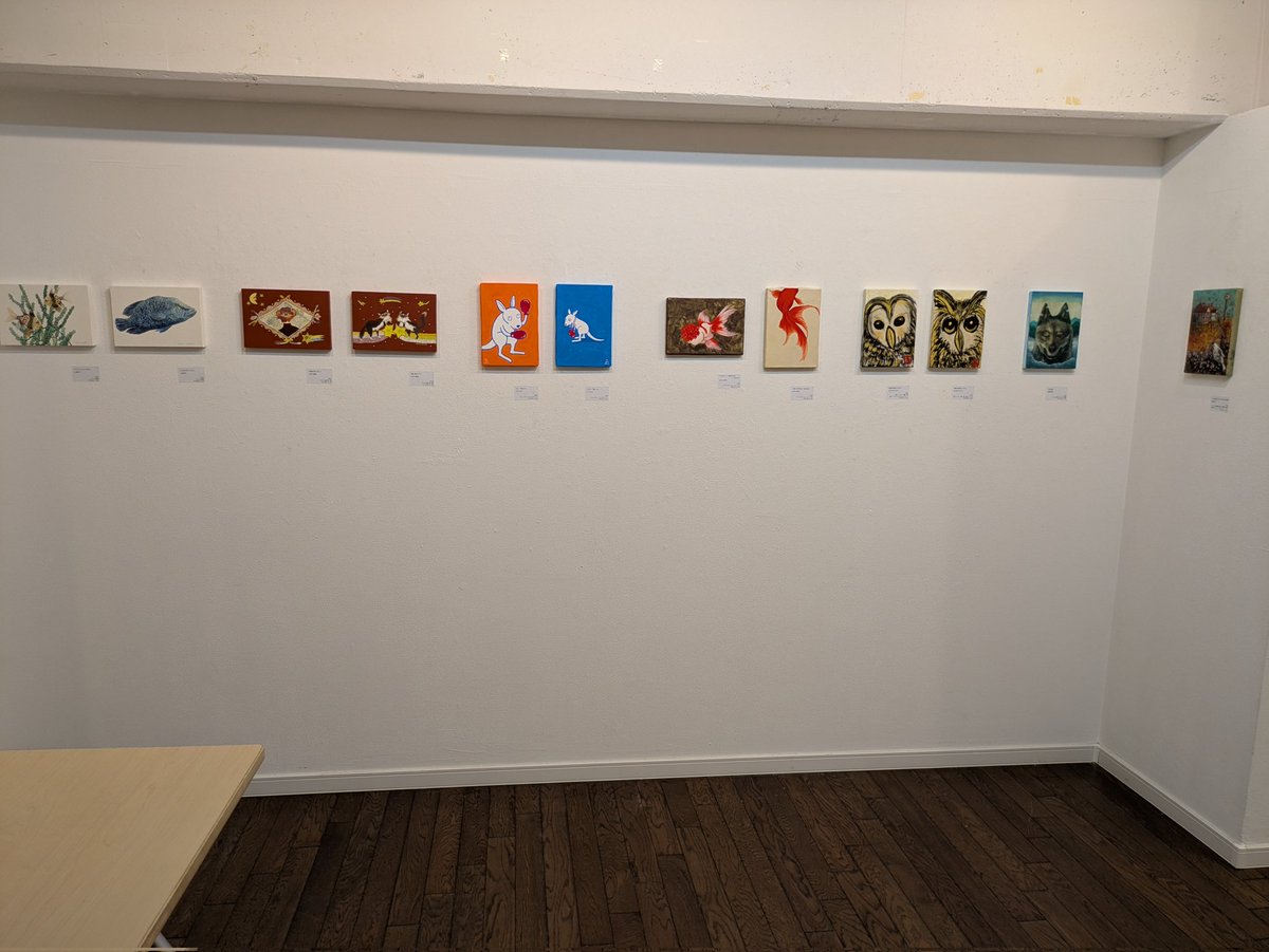 猫まみれの展覧会ポスター K. Аida on X