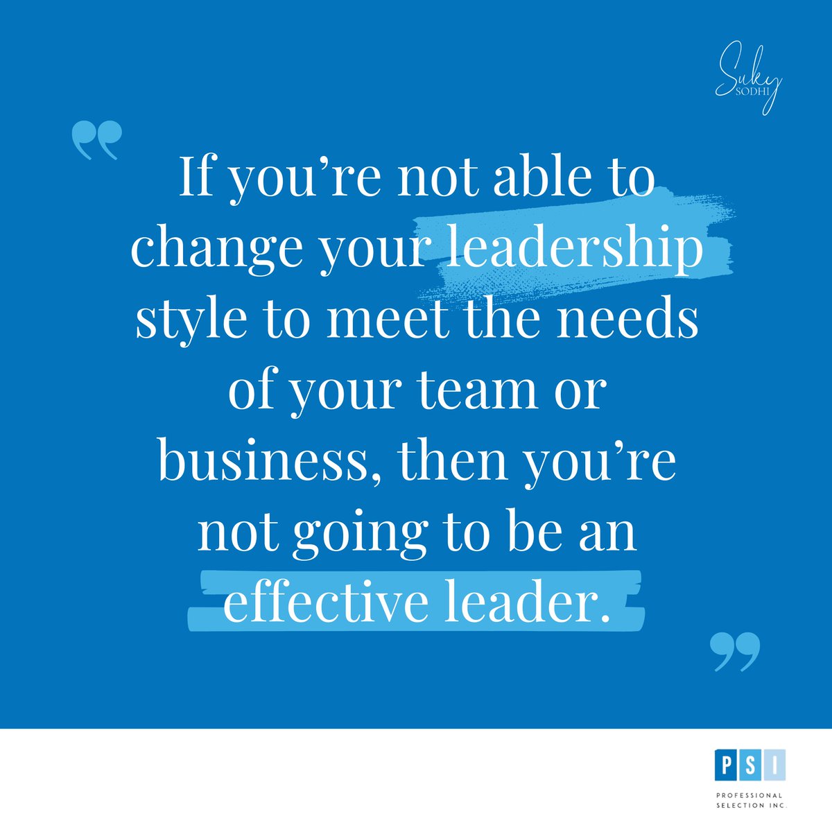 What if the way you lead is holding your team back?

If you’re not willing to be flexible and adapt your leadership style to fit your team and your goals, you’re not leading effectively. But how do you know where to start?

Ask yourself these 3 questions: professionalselection.com/common-leaders…