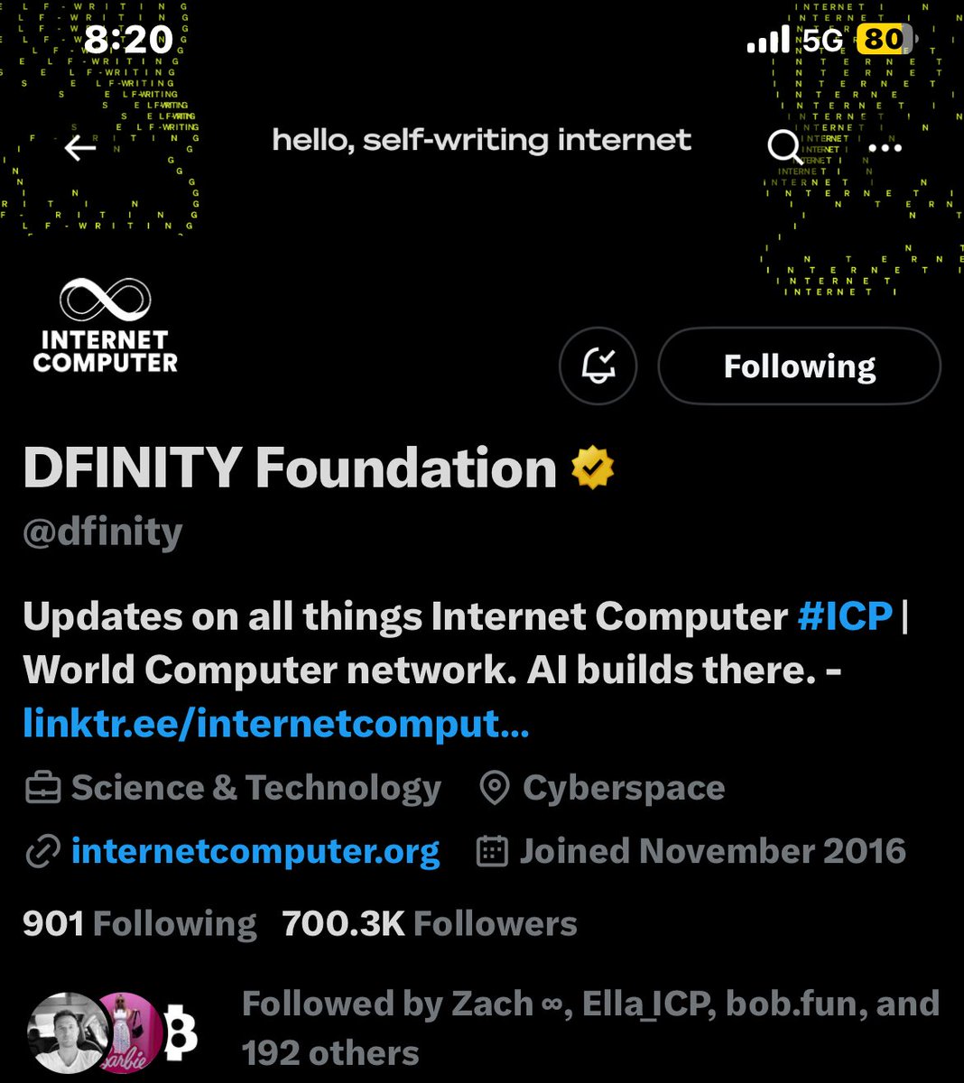 Shortcoins's tweet image. #Dfinity has hit 700k followers! 
Growth has just started prepare for #CaffeineAi &amp;amp; $ICP to be mainstream over the next 6 months &amp;amp; prepare for a massive wave of hate from other #crypto investors that don’t support these gems🏁🚀