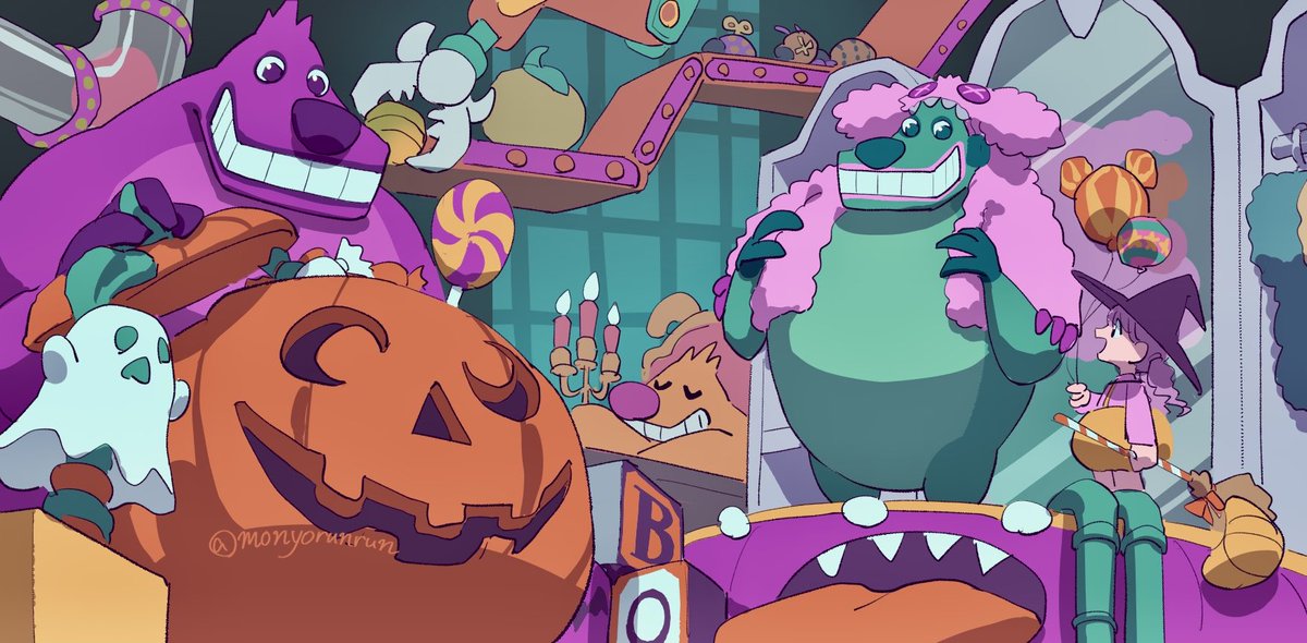 🎃🪞🕯
 #リヴリーファンアート