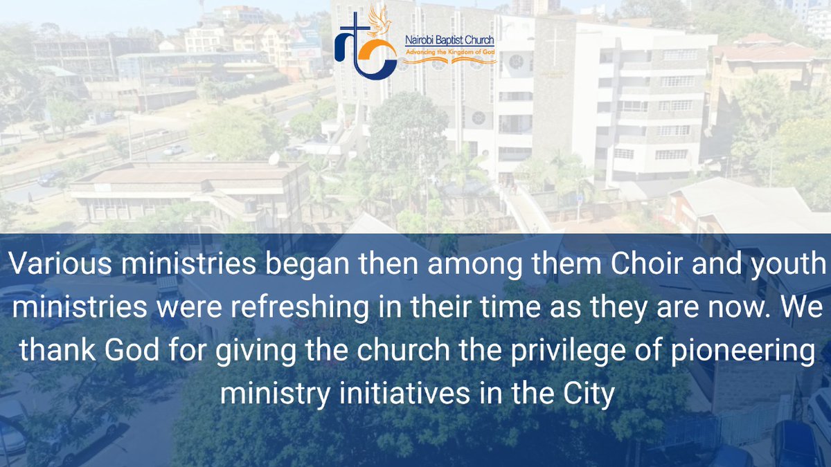 As we celebrate 67 years of God's Goodness at Nairobi Baptist Church 🙌, here is a little history of Bapo 📝📌 

#nbcassemblies #nairobibaptistchurch #67yearsofGodsgoodnessatNBC