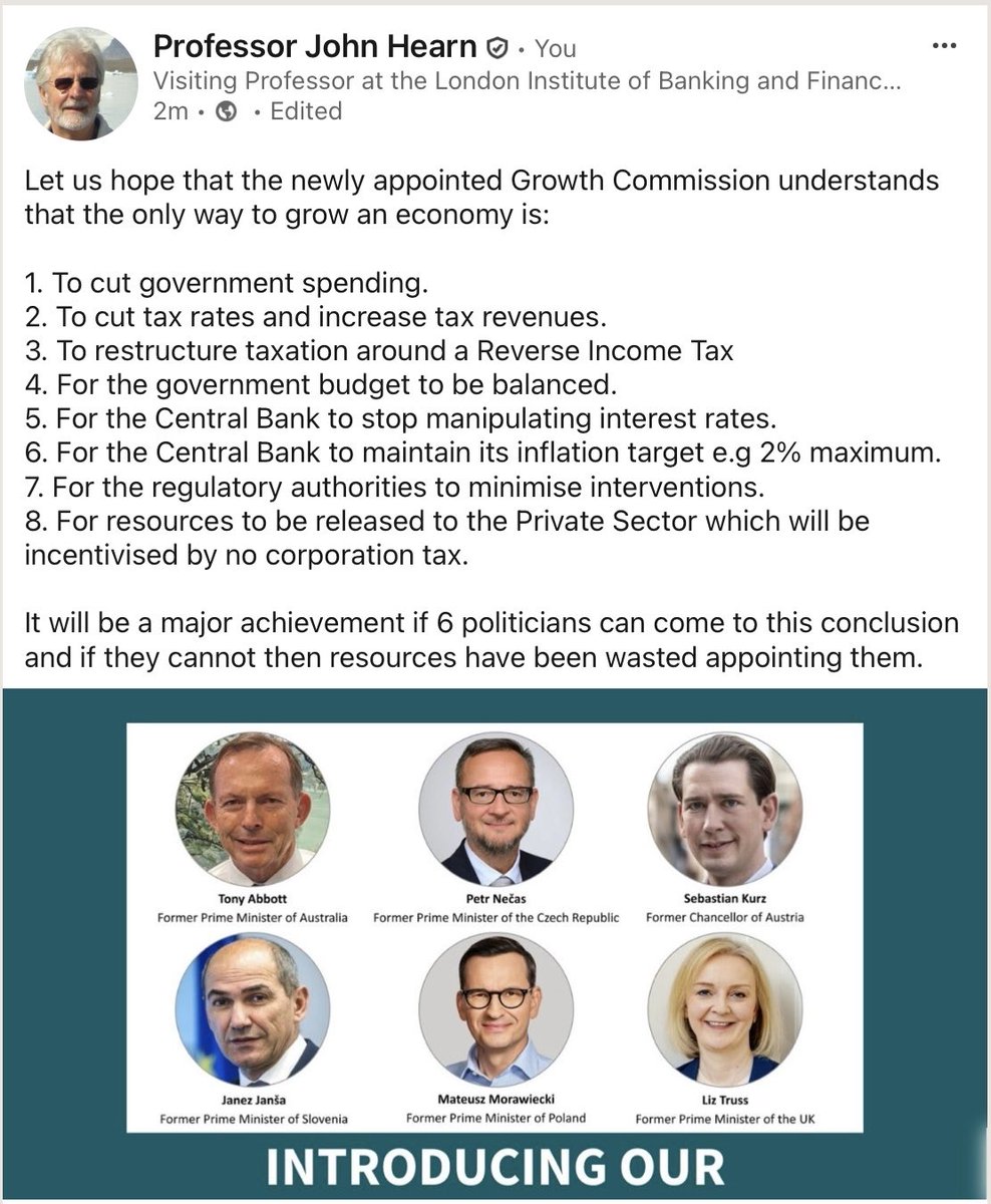 jbhearn's tweet image. Economics explained for the Growth Commission.