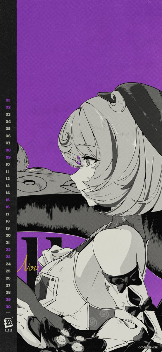 『ゼンレスゾーンゼロ』2025年11月カレンダー壁紙

「雨の日に、海辺に座ってぼんやりするのって心地いいわね～」
「きみは？雨の日と晴れの日、どっちが好き？」

▼DL
hoyo.link/ez9baEWh8

#ゼンゼロ
