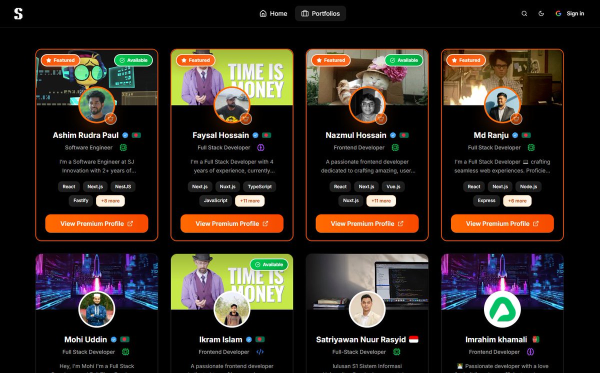 devshowcse's tweet image. We’ve launched SeraProgrammer V1

— new tech stack, new opportunities!

Create your developer profile today, and we’ll take your CV to the global market! 🌍

Live - 🌸

seraprogrammer.com/portfolios