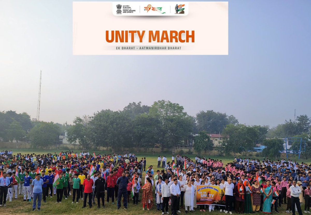 NMahendragarh's tweet image. In Narnaul, Haryana, citizens enthusiastically joined the Sardar 150 Unity March, celebrating Sardar Vallabhbhai Patel’s vision of Ek Bharat, Aatmanirbhar Bharat.
#Sardar150UnityMarch
#NationalUnityDay 🇮🇳
#EkBharatShreshthaBharat
#AatmanirbharBharat
#Narnaul
#Haryana
#RunForUnity