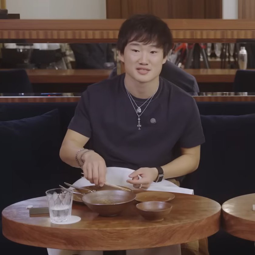 he finished every last bite. my asian mother would’ve loved to invite him for family dinner