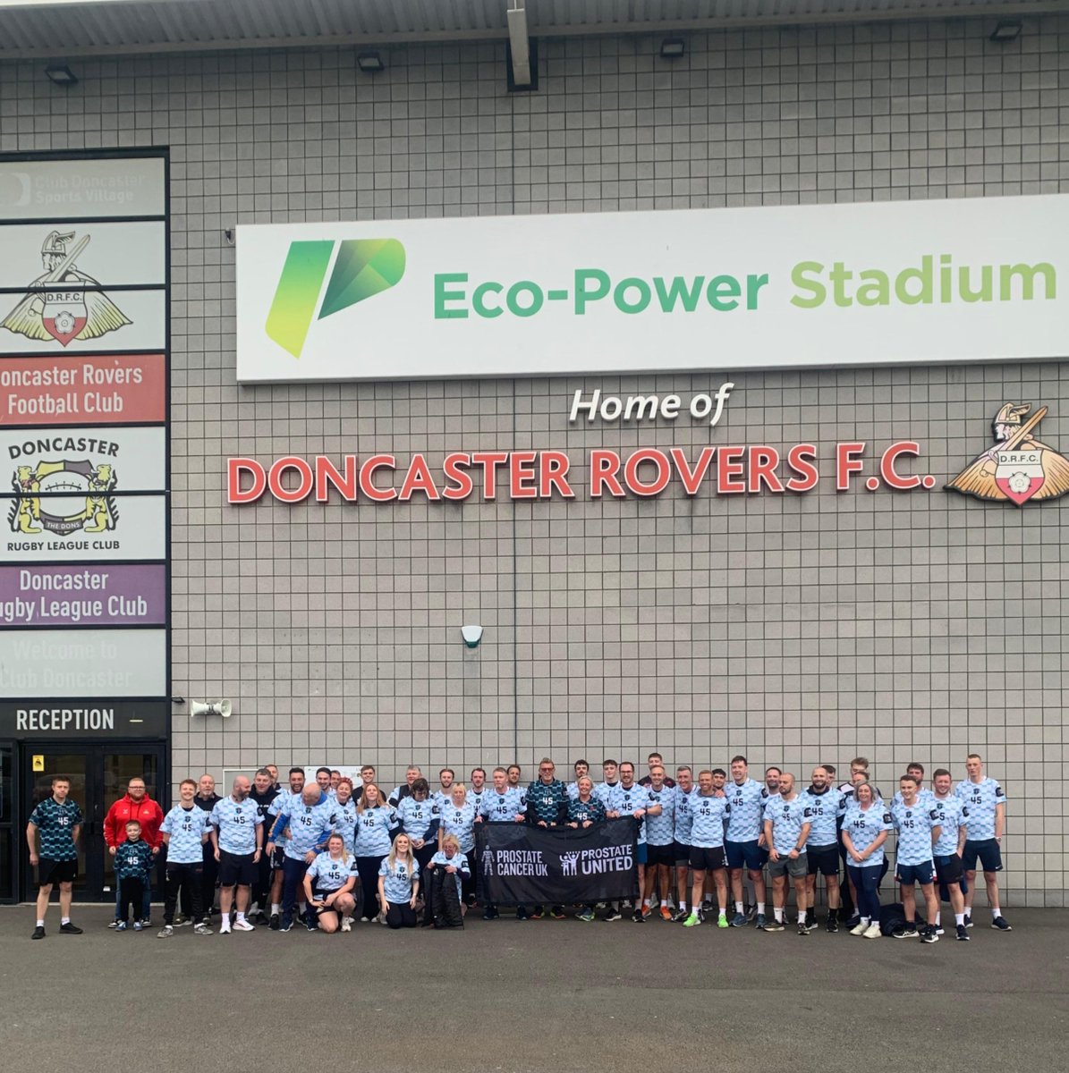 Yesterday we joined <a href="/DRFC_Official/">Doncaster Rovers FC</a> for the penultimate run of #ProstateUnited.

The whole team took part in either a 5k or 10k run 🏃

We're truly grateful to the club and it's team for all of their incredible support 💙 

#DRFC