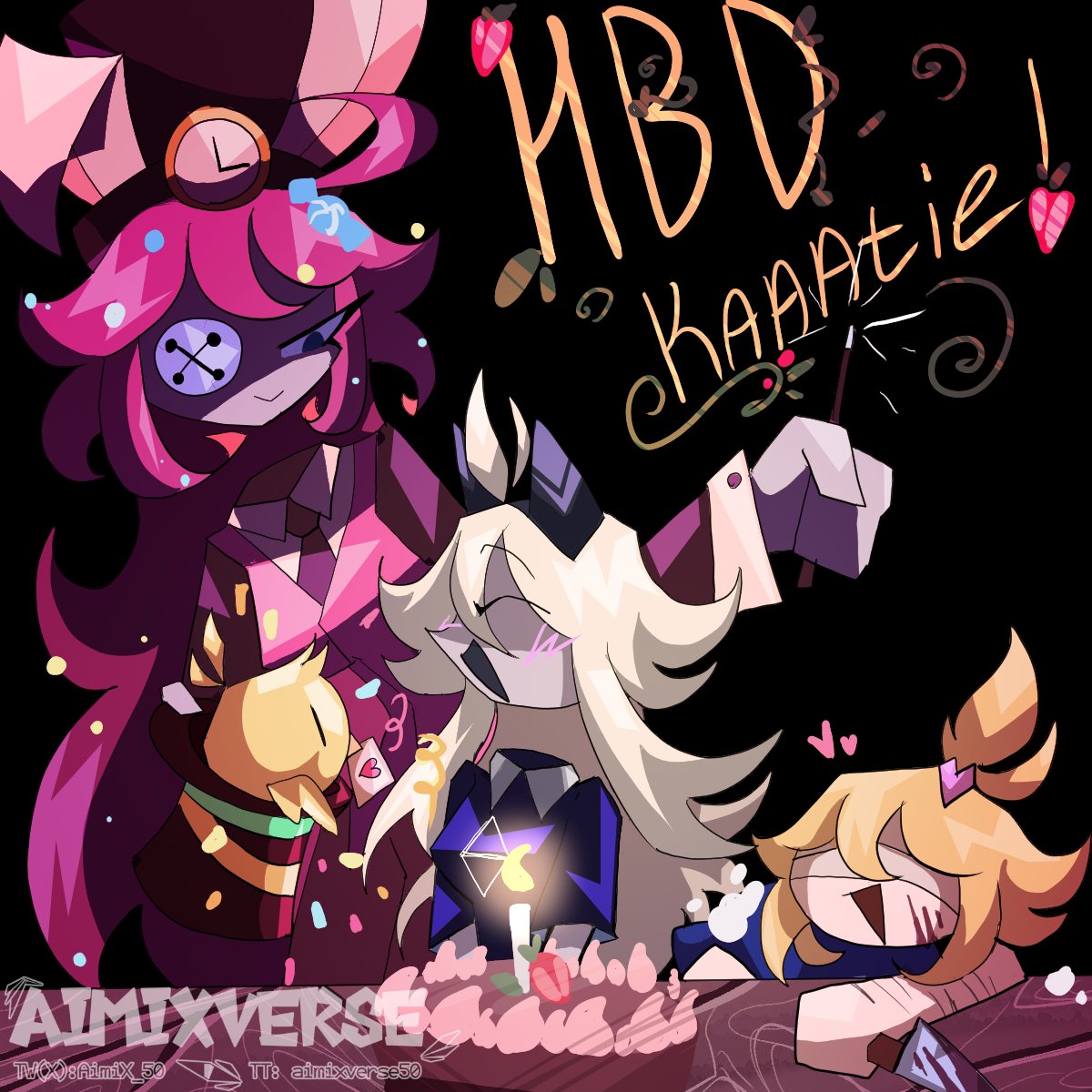 AimiX_50's tweet image. Happy birthday Katie (sorry it&apos;s so late) 🍁🍁🍁

#KATIEVERSE #kaaatie #Kaaatieverse