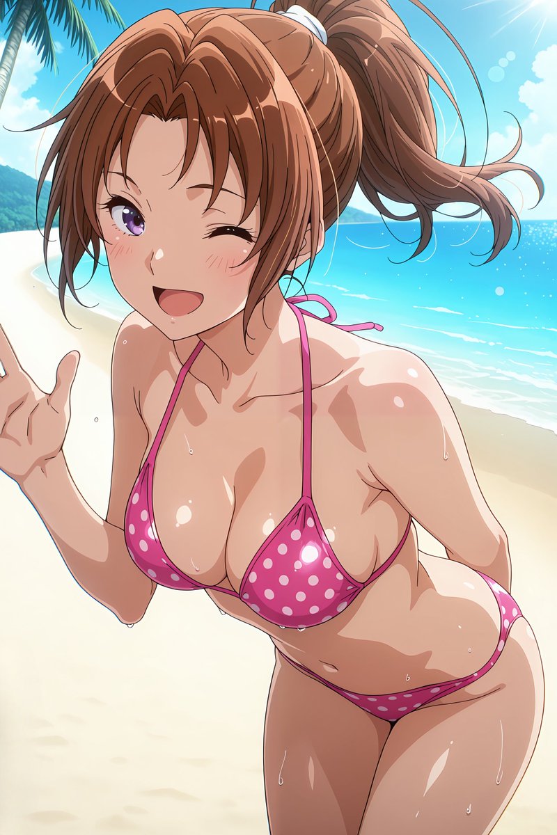 PekoillustSub's tweet photo. 水着の中川夏紀 / Natsuki Nakagawa

#anime_eupho #AIart #AIイラスト https://t.co/L2aRodI6ka