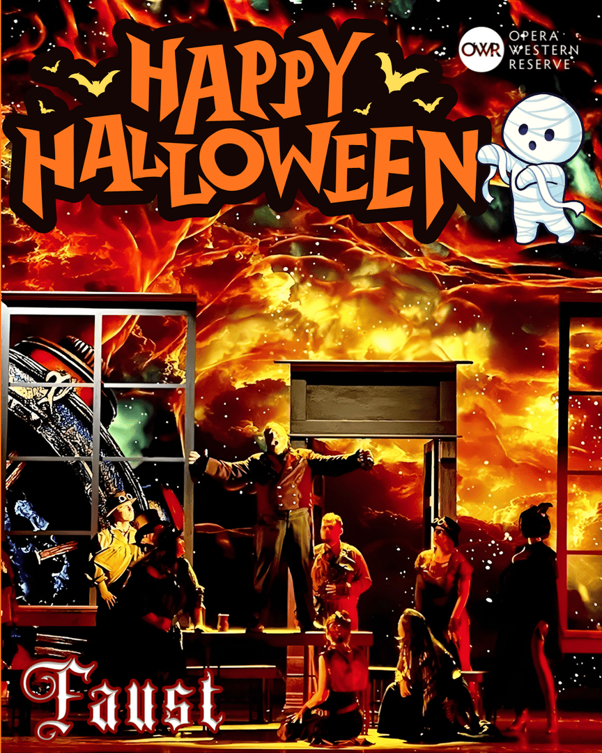 OperaWReserve's tweet photo. Happy Halloween from Opera Western Reserve!
We wish you all a devilishly fun Halloween! https://t.co/WQmCBKofne