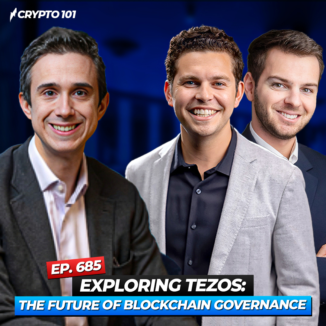Awesome episode out with @ArthurB of @Tezos . Do not miss out on all the  Crypto Alpha Around Full Episode: https://t.co/DSGVb6SdR5 -Tezos was  founded to allow for blockchain evolution through on-chain governance. -