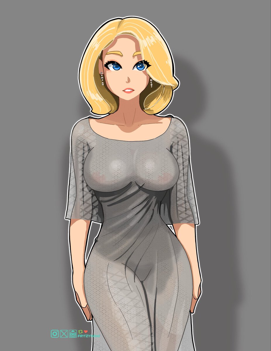 Sydney Sweeney drawing anime style