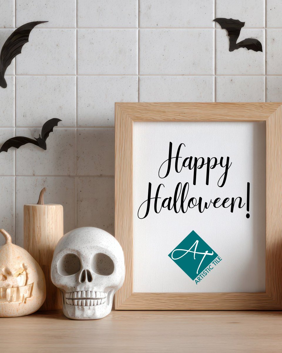 Theperfecttile's tweet image. Happy Halloween from your friends at Artistic Tile! Stay safe, have fun, and enjoy the treats!