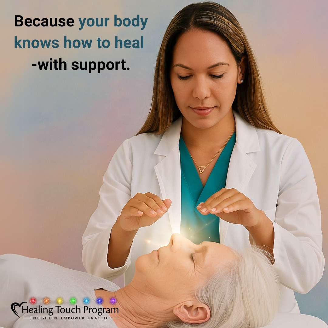 HTProgram's tweet image. Your body knows how to heal — it always has. 🌿
Healing Touch offers gentle, heart-centered support to help your energy system return to balance — naturally, at your own pace. 💗

#HealingTouchProgram #BodyWisdom #EnergyHealing #MindBodySpirit