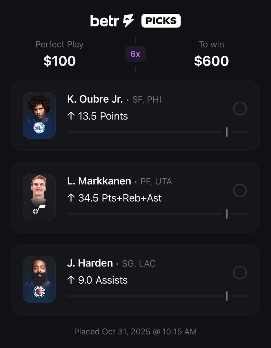 🚨🚨$250 CASH GIVEAWAY🚨🚨

If this 3 Legger is a winner, we’re giving away $250 CASH to one lucky winner💰

To Enter, follow <a href="/TP3bets/">TP3Bets</a> <a href="/fullcardsweep/">Full Card Sweep</a> &amp; <a href="/TheSportsAddic/">The Sports Addicts Network (TSAN)</a> 

Like, Comment &amp; Retweet for a bonus entry🔥🔥🔥

If you sign up to BETR with the link and code below, you get