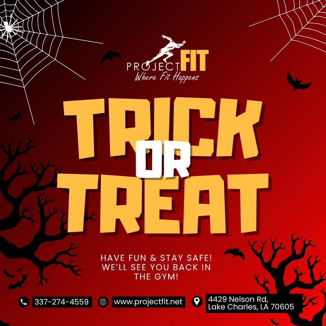 ProjectFit_LC's tweet image. Happy Halloween from Project Fit! 👻 

Whether you’re lifting pumpkins, passing out candy, or dancing the night away, fitness is about balance. Have fun &amp;amp; stay safe! We’ll see you back in the gym!