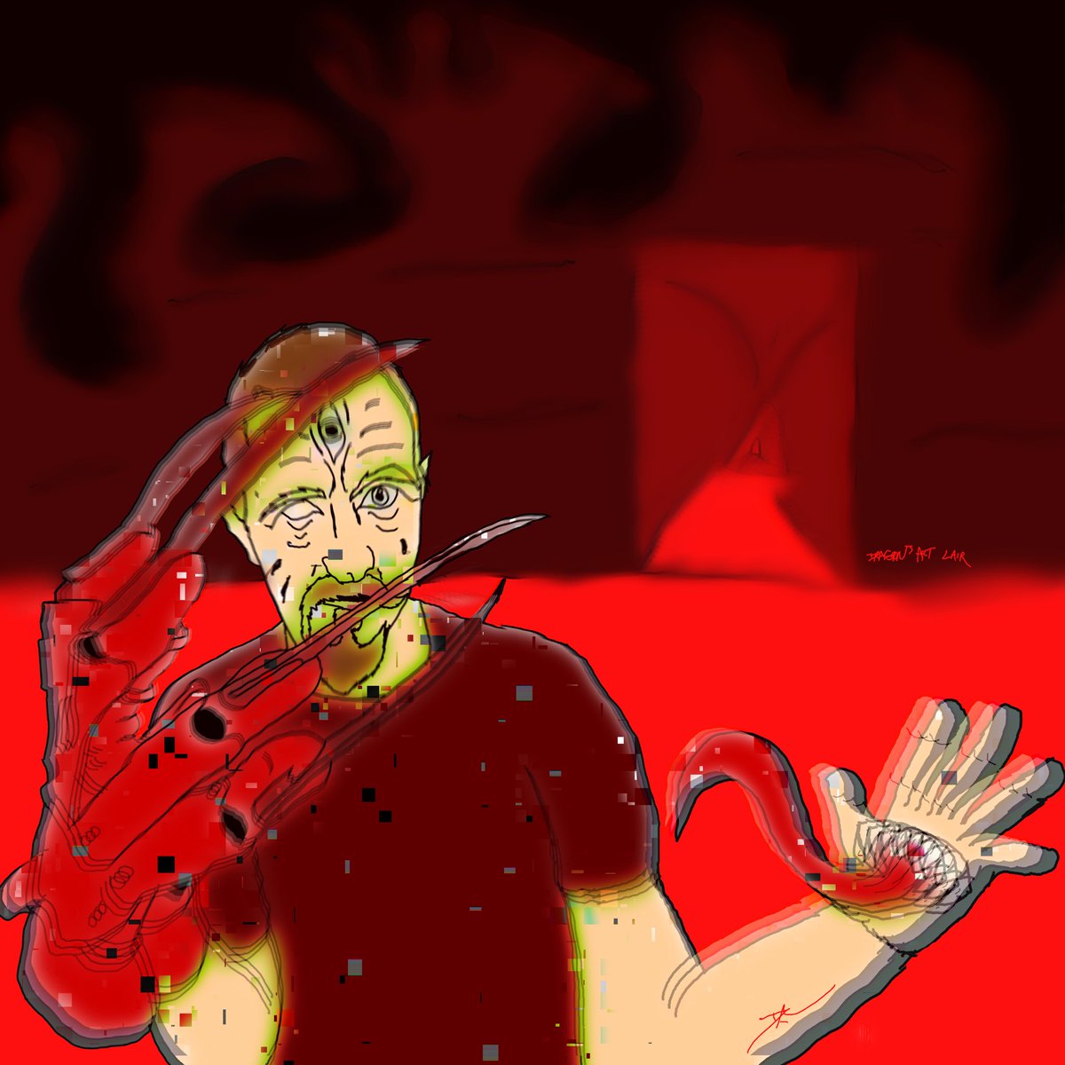 Final days of Halloween horror art challenge. Day 29, 30 and 31 ^_^