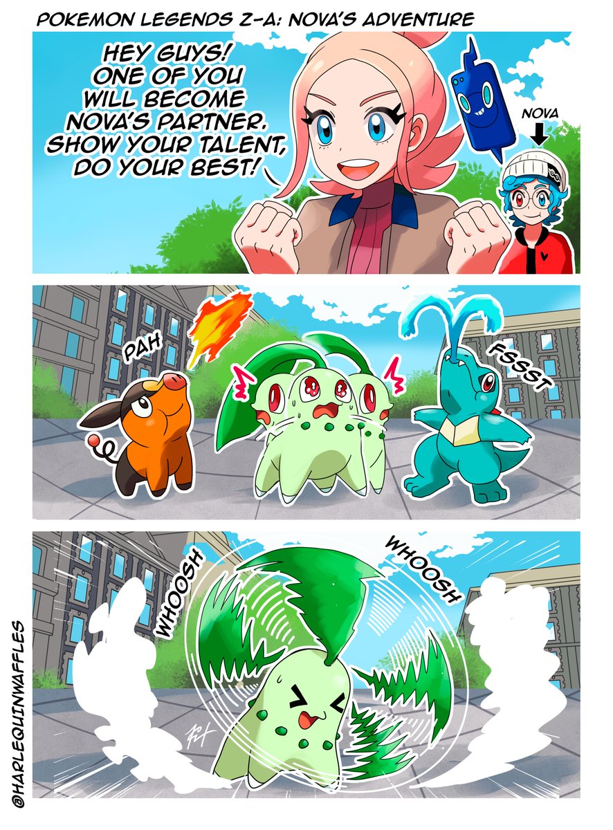 Here are the first 4 pages of my Pokemon Legends Z-A comic. How do