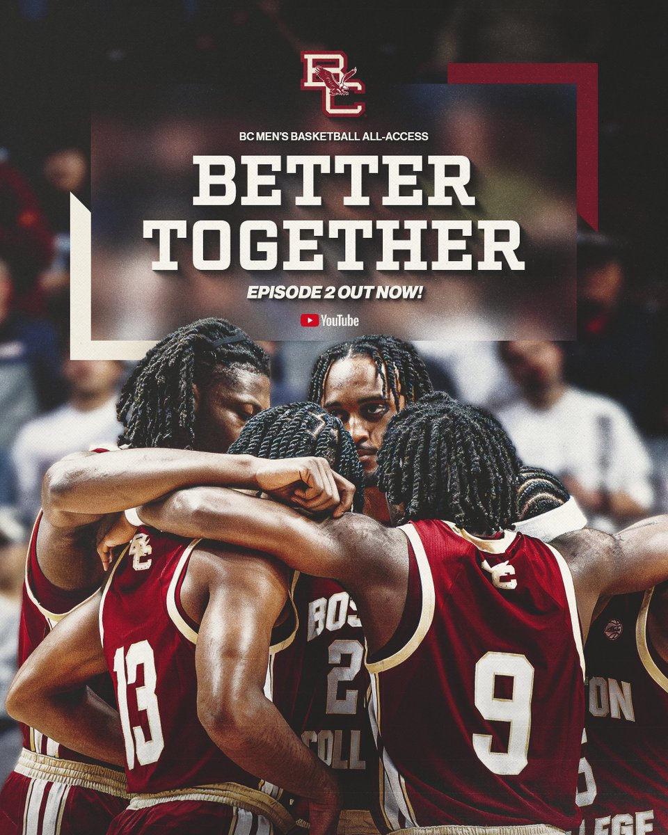 ▶️ Better Together: BC Men's Basketball All-Access Episode 2 is LIVE‼️

Watch Now ➡️ bit.ly/4qBXhNO