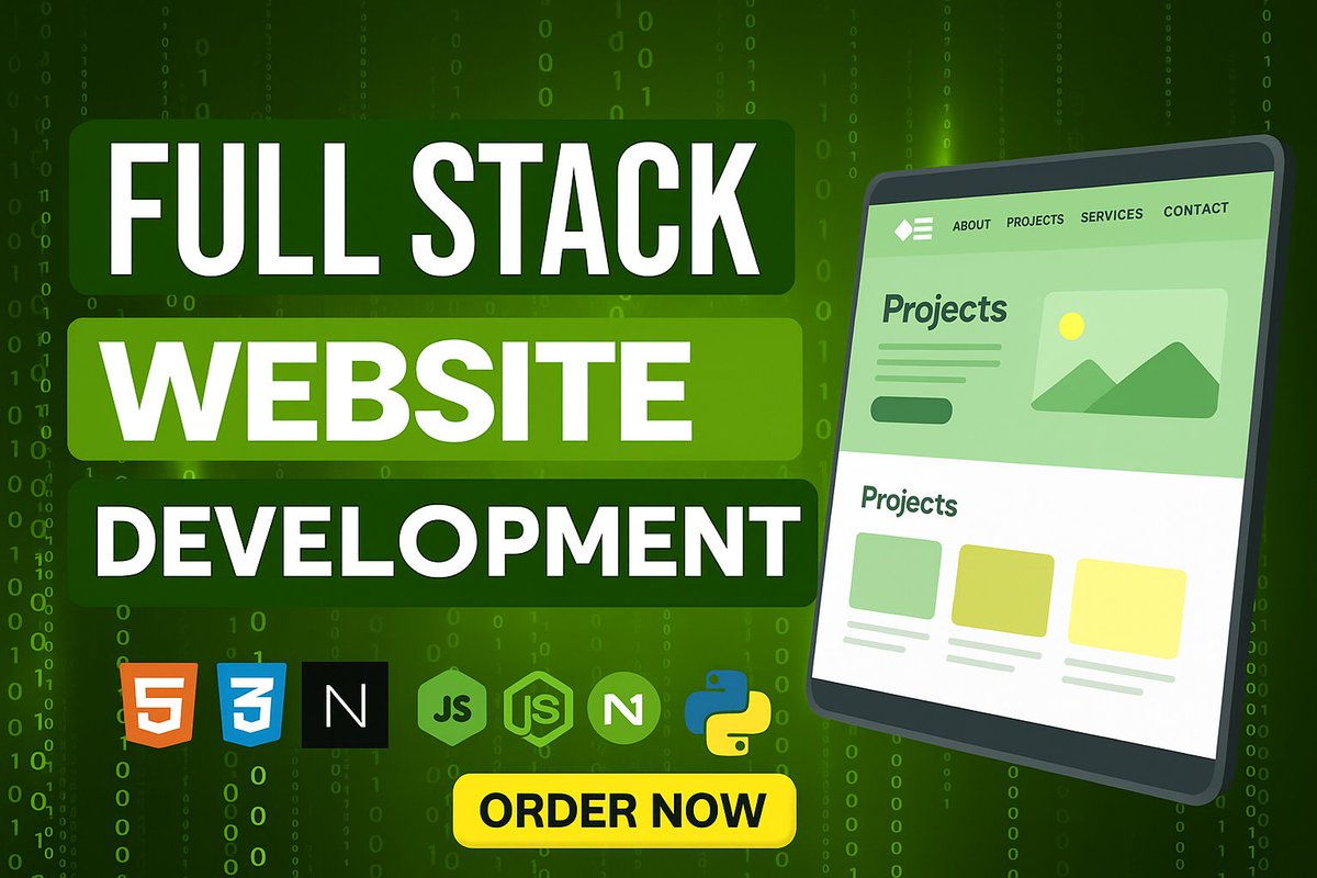 AvaMitchel82327's tweet image. 🚀 Need a custom full stack website for your business?
I build fast, responsive &amp;amp; modern websites using Next.js, React &amp;amp; Node.js.
My services are top quality — you can order directly on Fiverr! 💻
 [fiverr.com/s/vvWd6Pr]

#fullstackwebdeveloper #Fiverr #Freelancer