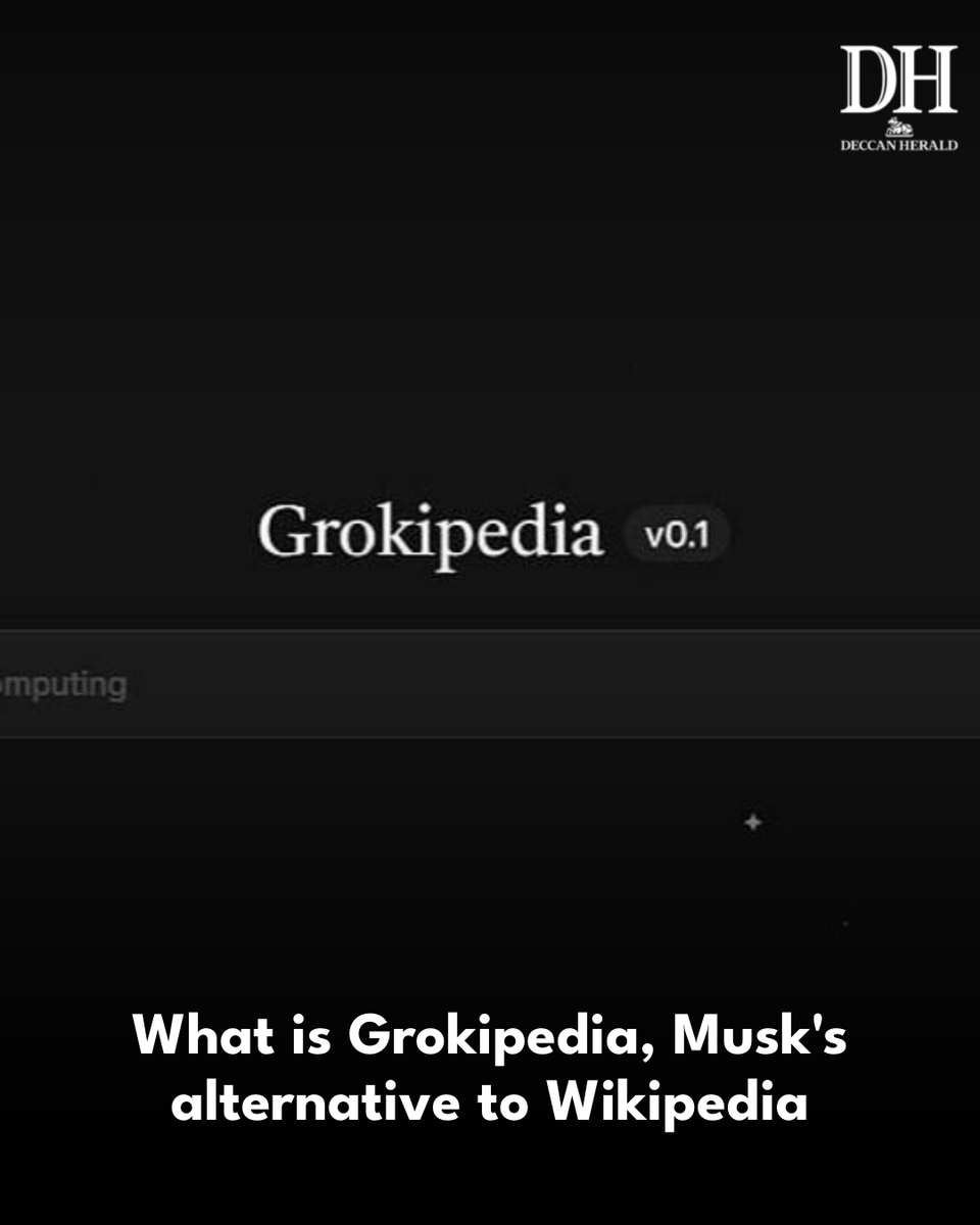 DeccanHerald's tweet photo. For more than 25 years, #Wikipedia has been the go-to place for children and adults for information. However, it also faces criticism among many users.
Read more at: https://t.co/42DshigH0u
#ElonMusk #Technologynews #DHTech #GenerativeAI #ArtificialIntelligence #Grok https://t.co/PyO9OKlPXo