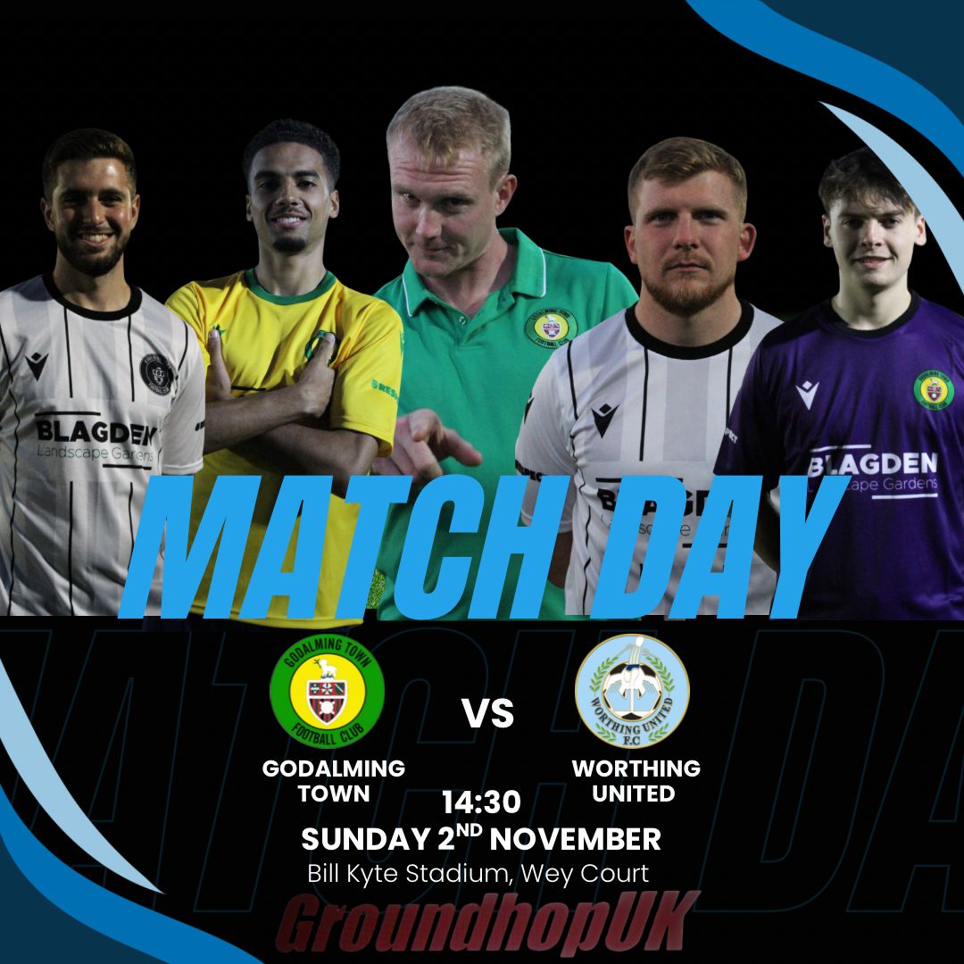 ⚽️ 𝑵𝒆𝒙𝒕 𝑼𝒑 𝑭𝒐𝒓 𝑻𝒉𝒆 𝑮𝒔 ⚽️
This SUNDAY we host <a href="/WorthingUtdFC/">Worthing United FC</a> in a top of the table league clash as part of the <a href="/SussexHop2025/">Sussex Groundhop 2025</a>. You can beat the queues by purchasing a ticket online using the link below:
godalmingtownfc.littleboxoffice.com/events/134300
KICK OFF IS 2:30PM. COYGs