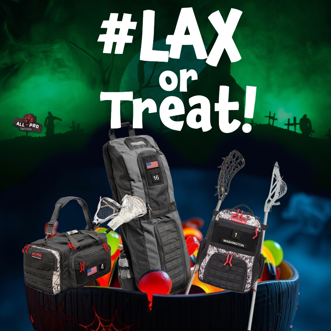 Trick or treat your gear 🎃

No tricks, just durable lacrosse bags ready for every game and journey. Built tough, guaranteed to last! 🥍

🕸️ Explore the lineup now at AllProTactical.com

#LAX #lacrossegear #laxlife