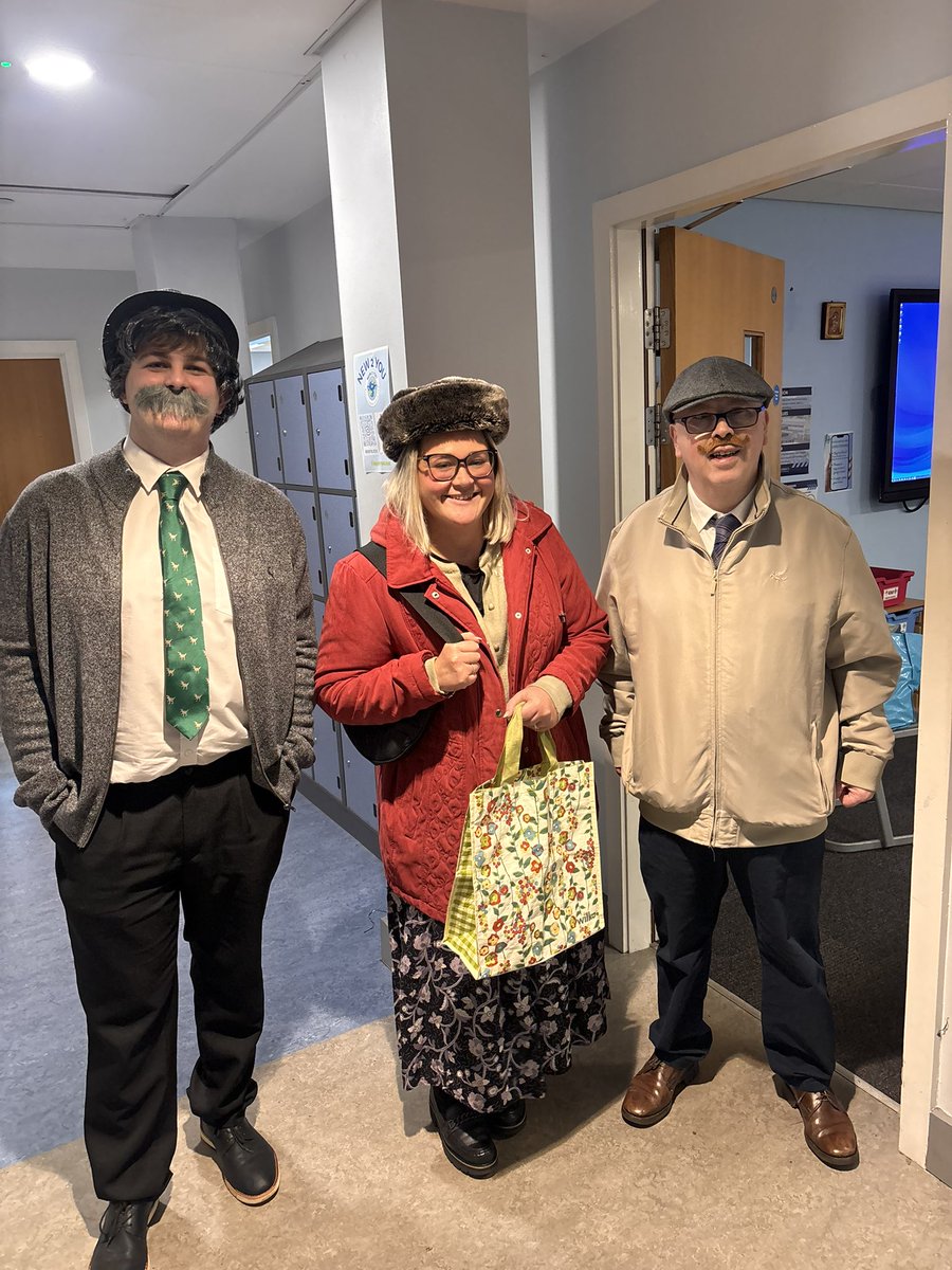 Huge thank you to Mr Devenney who finishes his placement in the department today. What a way to finish off your placement with a group Halloween costume 👻 We are looking forward to welcoming you back in December!