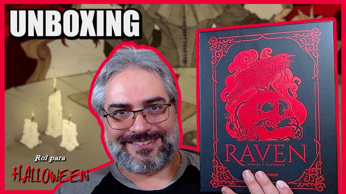frikivetusto's tweet image. ¿Qué mejor para #Halloween que enseñar la caja de Raven, el juego de terror de @danielpespinosa ? . Podéis ver mis primeras impresiones en youtube.com/watch?v=nW_yXv…
#raven #rol #unboxing #juegosderol