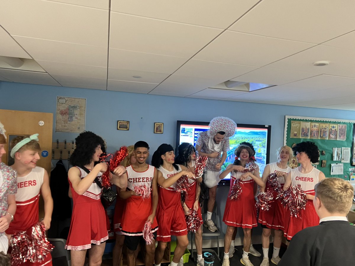 Well done to our S6 Caritas students (&amp; Mr Wilson) who planned our charity Halloween Disco. Great fun was had by all 🎃