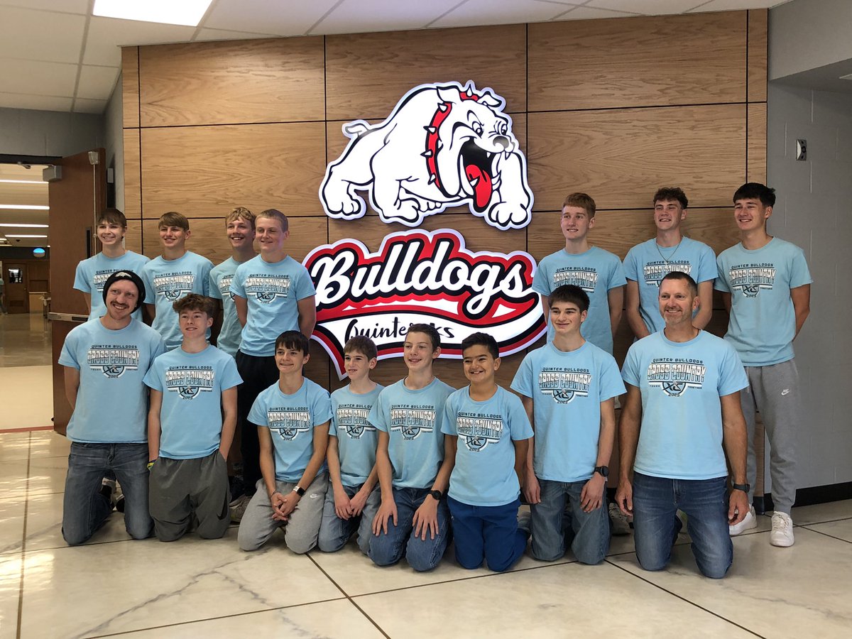 Good luck to the Quinter High School boys cross country team and coaches Ed Mense and Layton Werth as they prepare to run at the state cross country meet in Wamego on Saturday! The team leaves today and will run at 10:00 am on Saturday!