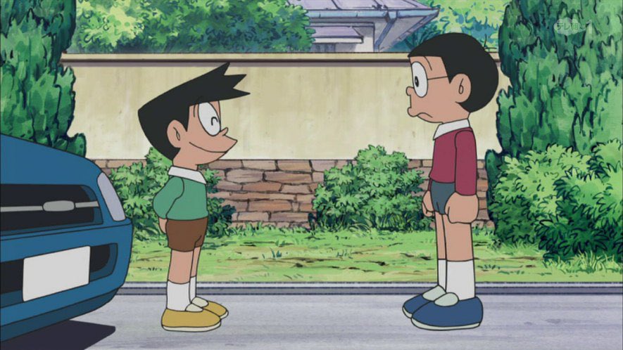 akasada_pasa's tweet image. 「やあのび太、またパパが生やしたんだ」

「これはアトランティックブルーパールって言うんだぞ」

「ごめんなのび太、このクルマは貨物登録3人乗りなんだ」